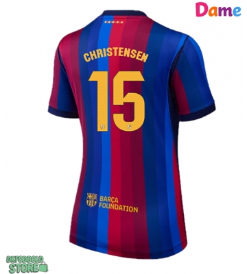 Barcelona Andreas Christensen #15 Replika Hjemmebanetrøje Dame 2026-27 Kortærmet